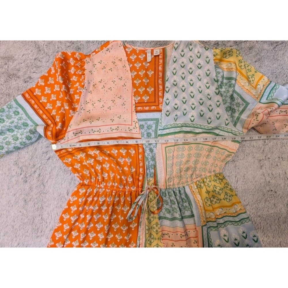 Cato Patchwork Floral Duster Lightweight Multicol… - image 8